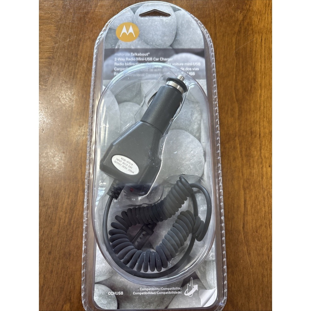 Motorola Talk about 2 Way Radio Mini USB Car Charger New‎